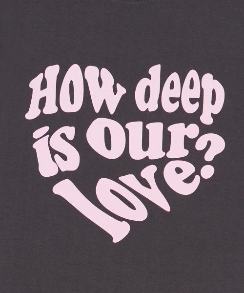 LUVISTRUE(ラヴイズトゥルー)の「DN LUV TEE(CHARCOAL)(Tシャツ/カットソー・レディース・その他・FREE)」の5枚目の写真