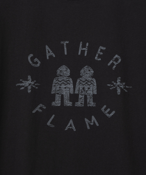 Millo Archive（ミロ アーカイブ）の「ゲザー フレーム Tシャツ [ブラック]（Tシャツ/カットソー・メンズ・その他・MEDIUM/LARGE/X-LARGE）」の3枚目の写真