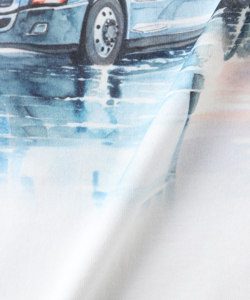 WISM（ウィズム）の「UWILLDIE / ユーウィルダイ TRAK（Tシャツ/カットソー・メンズ・ホワイト・LARGE/MEDIUM）」の3枚目の写真