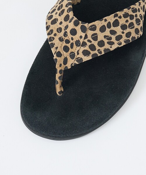 ISLAND SLIPPER(アイランドスリッパ)の「【ISLAND SLIPPER / アイランドスリッパ】LEOPARD SANDAL /レオパードサンダル /スエードレザーサンダル /ユニセックス(サンダル・メンズ・ブラック・10/9/8)」の7枚目の写真