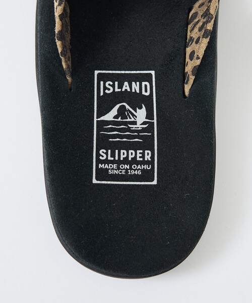 ISLAND SLIPPER(アイランドスリッパ)の「【ISLAND SLIPPER / アイランドスリッパ】LEOPARD SANDAL /レオパードサンダル /スエードレザーサンダル /ユニセックス(サンダル・メンズ・ブラック・10/9/8)」の9枚目の写真