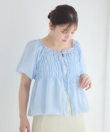 RETRO GIRL（レトロガール）の「バルーン2wayリボンBL（シャツ/ブラウス）」