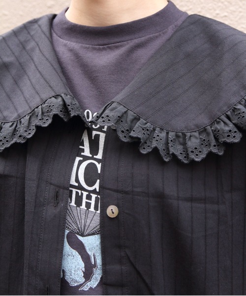 THE SHINZONE(ザ シンゾーン)の「THE SHINZONE/シンゾーン スリーブレス レースブラウス SLEEVELESS LACE BLOUSE 26MMSBL11(シャツ/ブラウス・レディース・ブラック/ブルー・36)」の3枚目の写真