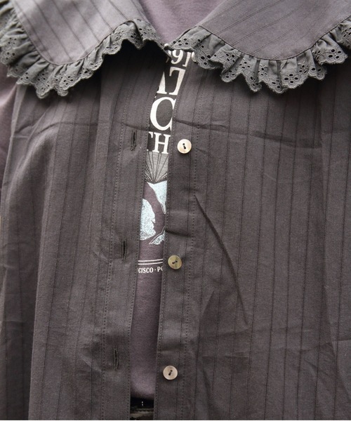 THE SHINZONE(ザ シンゾーン)の「THE SHINZONE/シンゾーン スリーブレス レースブラウス SLEEVELESS LACE BLOUSE 26MMSBL11(シャツ/ブラウス・レディース・ブラック/ブルー・36)」の4枚目の写真