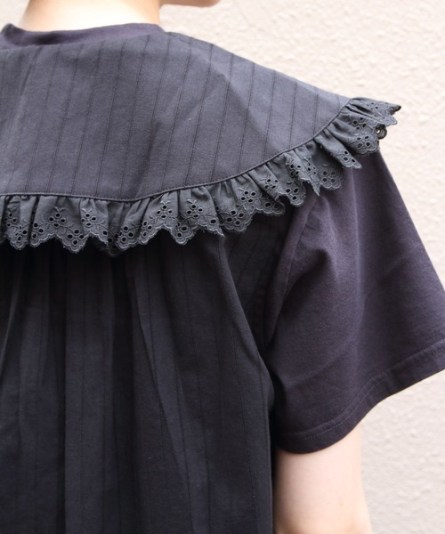 THE SHINZONE(ザ シンゾーン)の「THE SHINZONE/シンゾーン スリーブレス レースブラウス SLEEVELESS LACE BLOUSE 26MMSBL11(シャツ/ブラウス・レディース・ブラック/ブルー・36)」の5枚目の写真