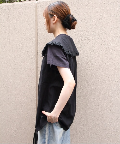 THE SHINZONE(ザ シンゾーン)の「THE SHINZONE/シンゾーン スリーブレス レースブラウス SLEEVELESS LACE BLOUSE 26MMSBL11(シャツ/ブラウス・レディース・ブラック/ブルー・36)」の7枚目の写真