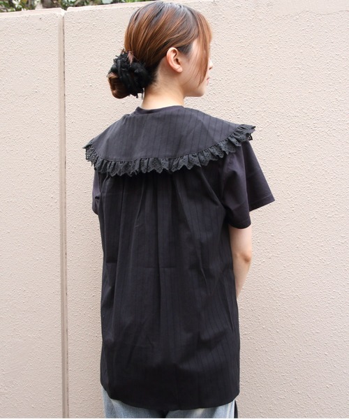 THE SHINZONE(ザ シンゾーン)の「THE SHINZONE/シンゾーン スリーブレス レースブラウス SLEEVELESS LACE BLOUSE 26MMSBL11(シャツ/ブラウス・レディース・ブラック/ブルー・36)」の8枚目の写真