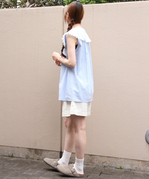 THE SHINZONE(ザ シンゾーン)の「THE SHINZONE/シンゾーン スリーブレス レースブラウス SLEEVELESS LACE BLOUSE 26MMSBL11(シャツ/ブラウス・レディース・ブラック/ブルー・36)」の18枚目の写真