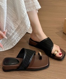 メタルパーツ トングサンダル