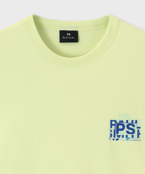 PS Paul Smith(ピーエスポールスミス)の「"Digital Noise" 半袖Tシャツ / 262551 220X(Tシャツ/カットソー・メンズ・ライトイエロー・X-LARGE/LARGE/MEDIUM)」の3枚目の写真