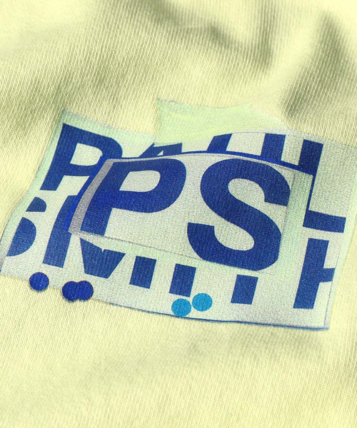 PS Paul Smith(ピーエスポールスミス)の「"Digital Noise" 半袖Tシャツ / 262551 220X(Tシャツ/カットソー・メンズ・ライトイエロー・X-LARGE/LARGE/MEDIUM)」の5枚目の写真