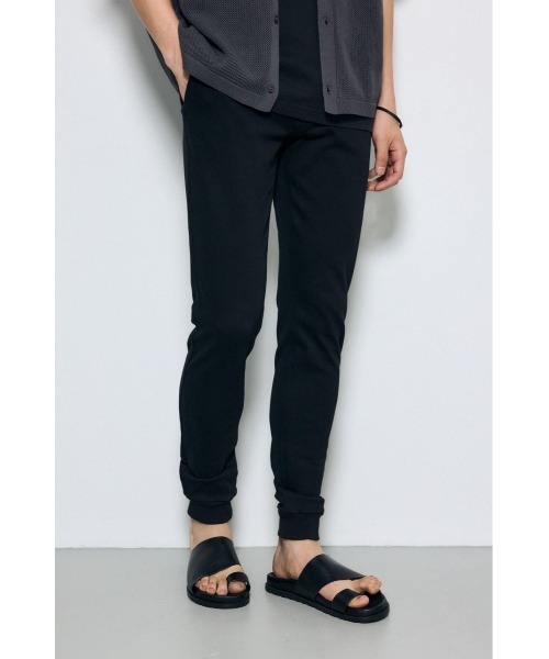 AZUL by moussy(アズールバイマウジー)の「【リピート率No.1】EASY ACTION SLIM JOGGER 2ND イージーアクションスリムジョガー(スウェットパンツ・メンズ・ブラック/杢グレー/チャコールグレー・X-LARGE/LARGE/MEDIUM/SMALL/X-SMALL)」の4枚目の写真