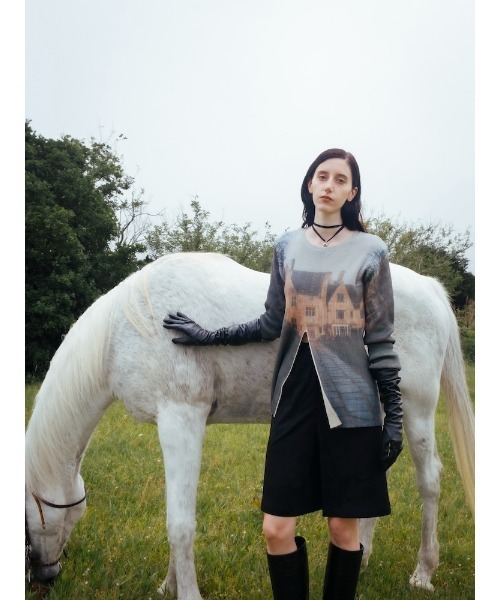 sahara(サハラ)の「【26AW PRE ORDER】Faux Suede Bermuda Pants(その他パンツ・レディース・ボルドー/ブラック/チャコール・FREE)」の6枚目の写真