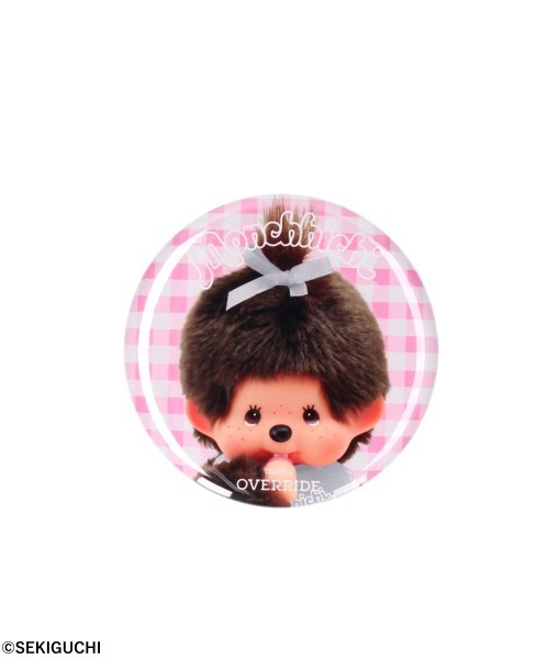 OVERRIDE(オーバーライド)の「OVERRIDE x Monchhichi BADGE 57mm / オーバーライド(バッジ・レディース・ピンク/ブルー/ホワイト・MEDIUM)」の6枚目の写真