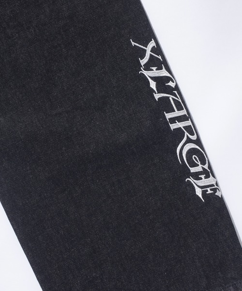 XLARGE（エクストララージ）の「EMB DENIM PANTS（デニムパンツ・メンズ・ライトインディゴブルー/インディゴブルー/ブラック・32inch/30inch/36inch/34inch）」の14枚目の写真