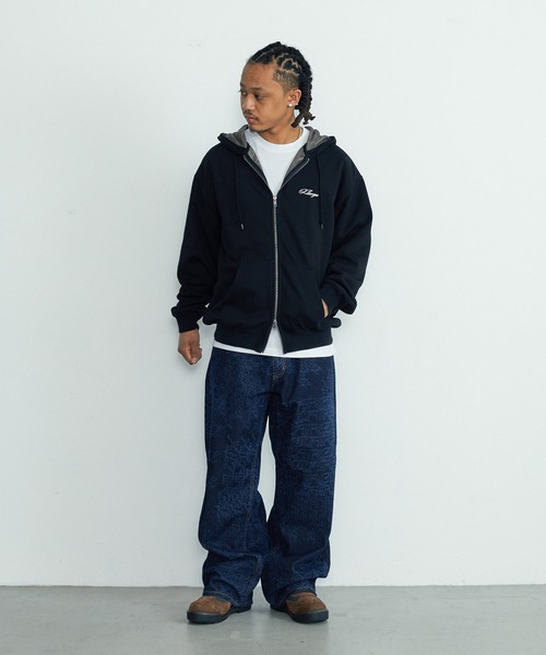 XLARGE（エクストララージ）の「EMB DENIM PANTS（デニムパンツ・メンズ・ライトインディゴブルー/インディゴブルー/ブラック・32inch/30inch/36inch/34inch）」の7枚目の写真