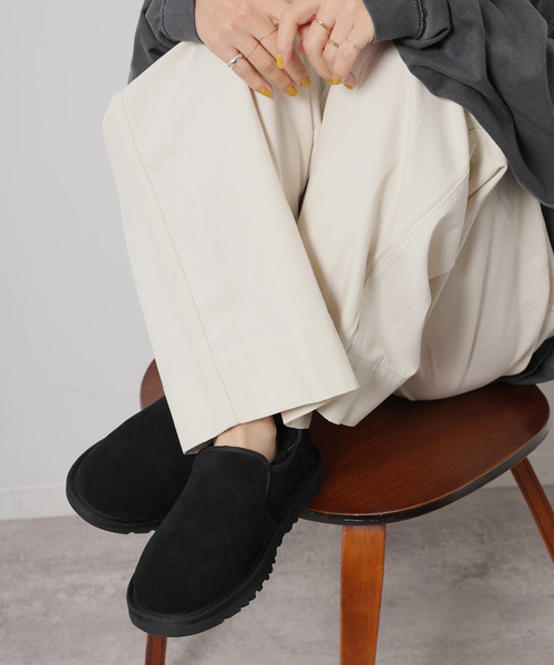 UGG（アグ）の「《追加》【UGG/アグ】M KENTON：ボアシューズ 3010 BLACK/CHESTNUT（その他シューズ・レディース・ブラック/キャメル・25cm/24cm/23cm）」の12枚目の写真