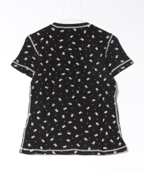L.H.P(エルエイチピー)の「MOMENTEL/モーメンタル/Go! Home Skull Tee(Tシャツ/カットソー・レディース・ブラック/アイボリー・F)」の3枚目の写真
