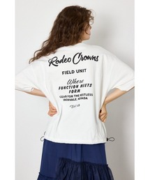 ロゴワイドカットトップス