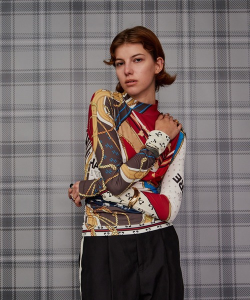 MAISON SPECIAL(メゾンスペシャル)の「CHAMBRE Scarf Top/CHAMBREスカーフトップス(Tシャツ/カットソー・レディース・マルチ/その他・FREE)」の17枚目の写真