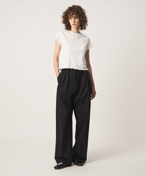 PETIT BATEAU(プチバトー)の「【別注】<PETIT BATEAU for 6>メローロック Tシャツ(Tシャツ/カットソー・レディース・ブラック/ライトピンク/ホワイト・FREE)」の5枚目の写真