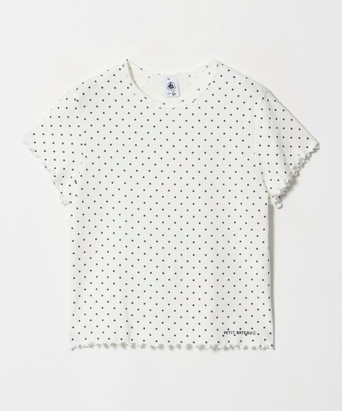PETIT BATEAU(プチバトー)の「【別注】<PETIT BATEAU for 6>メローロック Tシャツ(Tシャツ/カットソー・レディース・ブラック/ライトピンク/ホワイト・FREE)」の6枚目の写真