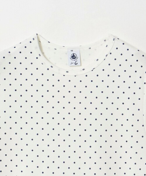 PETIT BATEAU(プチバトー)の「【別注】<PETIT BATEAU for 6>メローロック Tシャツ(Tシャツ/カットソー・レディース・ブラック/ライトピンク/ホワイト・FREE)」の7枚目の写真