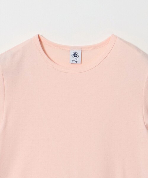 PETIT BATEAU(プチバトー)の「【別注】<PETIT BATEAU for 6>メローロック Tシャツ(Tシャツ/カットソー・レディース・ブラック/ライトピンク/ホワイト・FREE)」の14枚目の写真