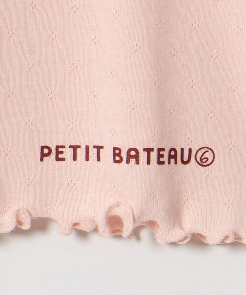 PETIT BATEAU(プチバトー)の「【別注】<PETIT BATEAU for 6>メローロック Tシャツ(Tシャツ/カットソー・レディース・ブラック/ライトピンク/ホワイト・FREE)」の16枚目の写真