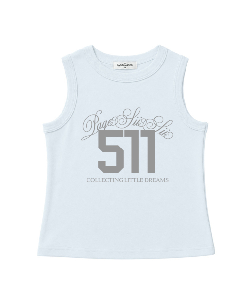 PAGESIISII(ページシシ)の「511 レタリングプリントベーシックスリーブレスブラック(Tシャツ/カットソー・レディース・その他・MEDIUM)」の2枚目の写真