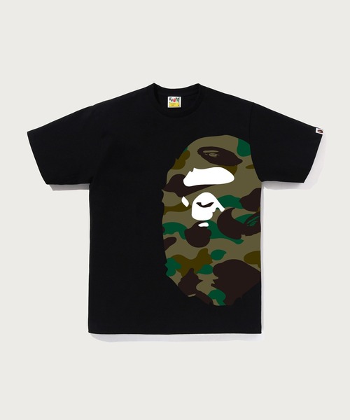 1ST CAMO SIDE BIG APE HEAD TEE（Tシャツ/カットソー）｜A BATHING