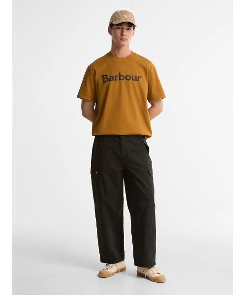 Barbour(バブアー)の「タータン ロゴ グラフィック オーバーサイズ Tシャツ(Tシャツ/カットソー・メンズ・ネイビー/イエロー/レッド/グリーン・40/36/38/42)」の9枚目の写真