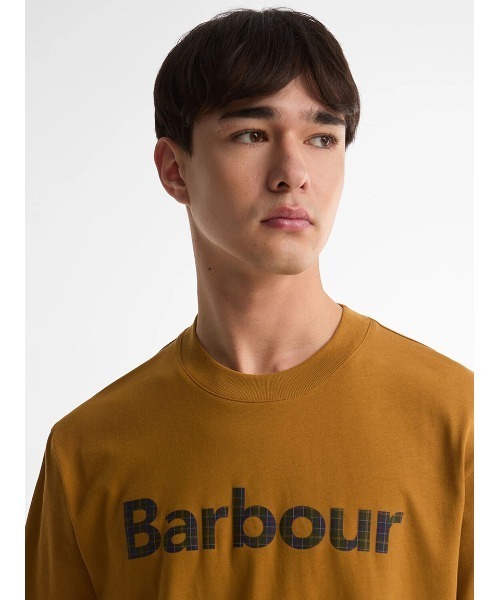 Barbour(バブアー)の「タータン ロゴ グラフィック オーバーサイズ Tシャツ(Tシャツ/カットソー・メンズ・ネイビー/イエロー/レッド/グリーン・40/36/38/42)」の12枚目の写真