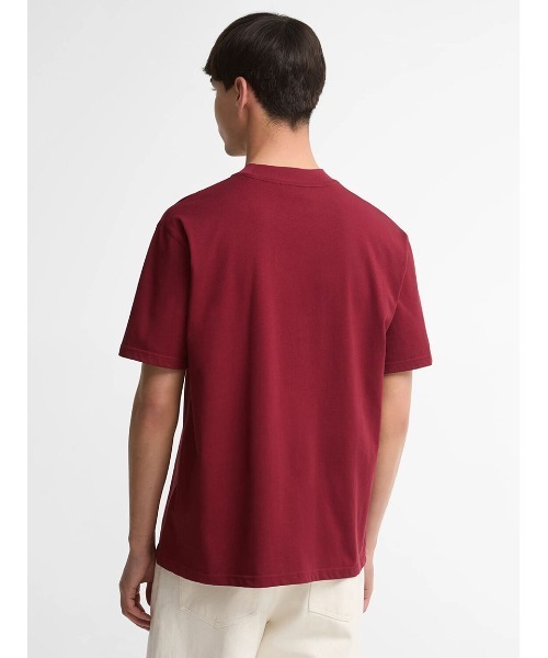 Barbour(バブアー)の「タータン ロゴ グラフィック オーバーサイズ Tシャツ(Tシャツ/カットソー・メンズ・ネイビー/イエロー/レッド/グリーン・40/36/38/42)」の15枚目の写真