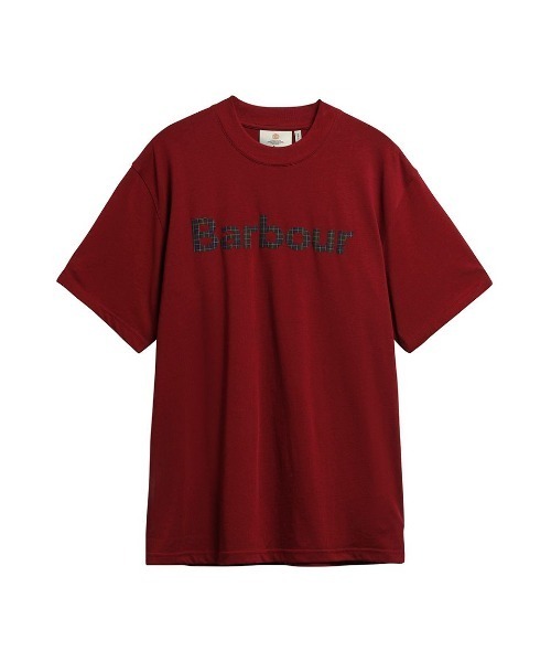 Barbour(バブアー)の「タータン ロゴ グラフィック オーバーサイズ Tシャツ(Tシャツ/カットソー・メンズ・ネイビー/イエロー/レッド/グリーン・40/36/38/42)」の5枚目の写真