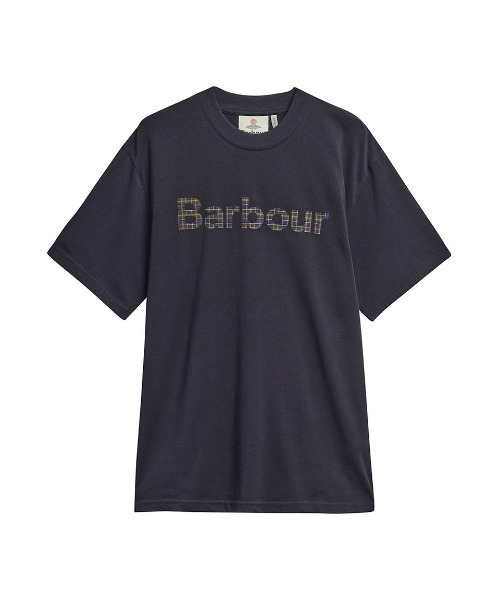 Barbour(バブアー)の「タータン ロゴ グラフィック オーバーサイズ Tシャツ(Tシャツ/カットソー・メンズ・ネイビー/イエロー/レッド/グリーン・40/36/38/42)」の7枚目の写真