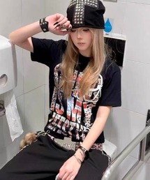グラフィックプリント 半袖Tシャツ