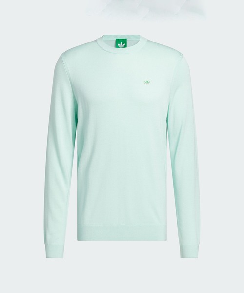 adidas(アディダス)の「オリジナルス カシミヤ ブレンド セーター【adidas Golf/アディダスゴルフ】(スウェット・メンズ・グリーン・XX-LARGE/3XL/LARGE/MEDIUM/SMALL/X-LARGE)」の6枚目の写真