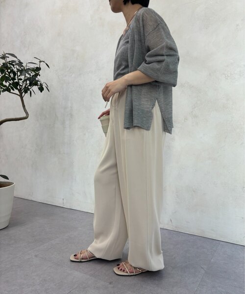 Jena espace merveilleux（ジェナ　エスパスメルヴェイユ）の「〈7/17・22インスタライブご紹介アイテム〉トロミパラシュートパンツ（その他パンツ・レディース・ブラック/ライトベージュ/カーキ・FREE）」の11枚目の写真