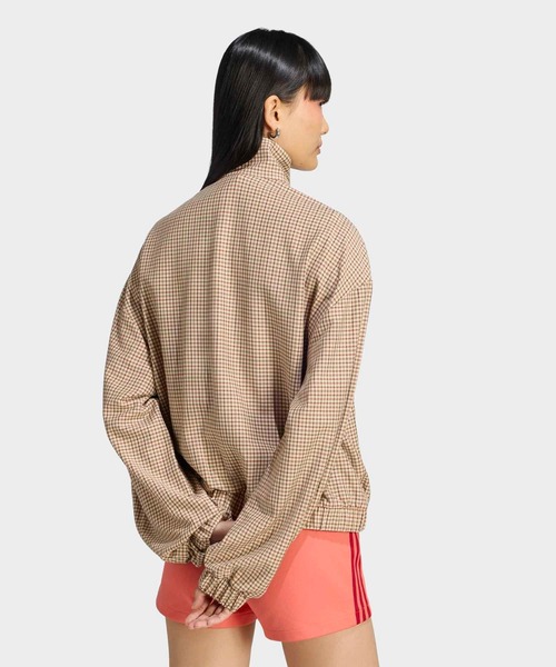 adidas(アディダス)の「チェック トラックトップ / ジャージ / トラックジャケット / アディダスオリジナルス adidas Originals(ジャージ・レディース・ベージュ・3XL/XX-LARGE/X-LARGE/LARGE/MEDIUM/SMALL)」の9枚目の写真