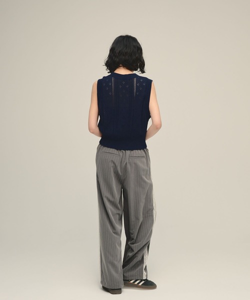 eL（エル）の「【eL】7G VCompact Vest/1068065（ベスト・レディース・ネイビー/レッド/グレー・FREE）」の17枚目の写真