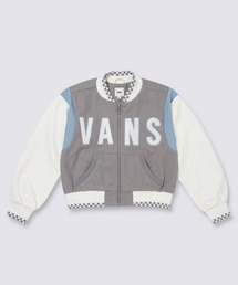 VANS | ウィメンズ クロップド ベースボールジャケット / CROPPED BASEBALL JACKET Frost VN000GUTAF11(その他アウター)