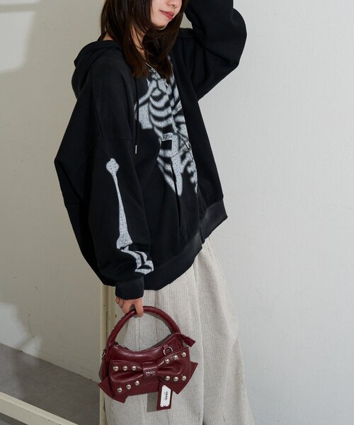 RePRODUCTION LABEL(リプロダクションレーベル)の「【RePRODUCTION LABEL / リプロダクションレーベル】ZIPフーディー(パーカー・メンズ・ブラック/イエロー・FREE)」の7枚目の写真