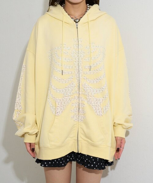 RePRODUCTION LABEL(リプロダクションレーベル)の「【RePRODUCTION LABEL / リプロダクションレーベル】ZIPフーディー(パーカー・メンズ・ブラック/イエロー・FREE)」の21枚目の写真
