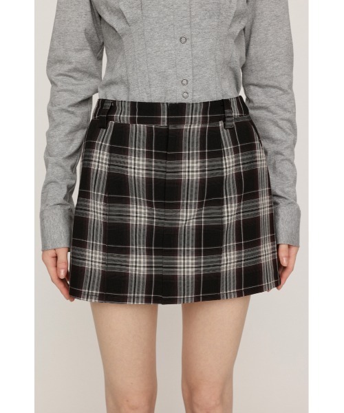 SLY（スライ）の「SKIRT LIKE S/PT スカートライクショートパンツ 秋服 冬服 スコート ミニスカート インナーパンツ付き インパン付き（スカート・レディース・ブラウン系その他2/ブラック/杢グレー・1/2）」の13枚目の写真