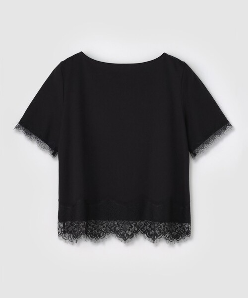 ANAYI(アナイ)の「スムースレース使いプルオーバー(Tシャツ/カットソー・レディース・ブラック/ホワイト・38)」の17枚目の写真