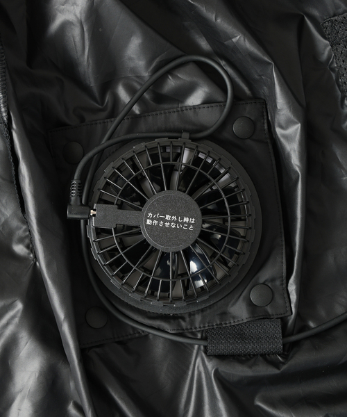 EDIFICE(エディフィス)の「《受注生産》TANGRAM × EDIFICE GOLF(タングラム)FAN VEST(その他アウター・メンズ・ブラック・MEDIUM/LARGE/X-LARGE)」の9枚目の写真