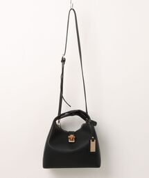 【SALON de RUBAN / サロン ド ルヴァン】 バンブー留め具 ハンドバッグ