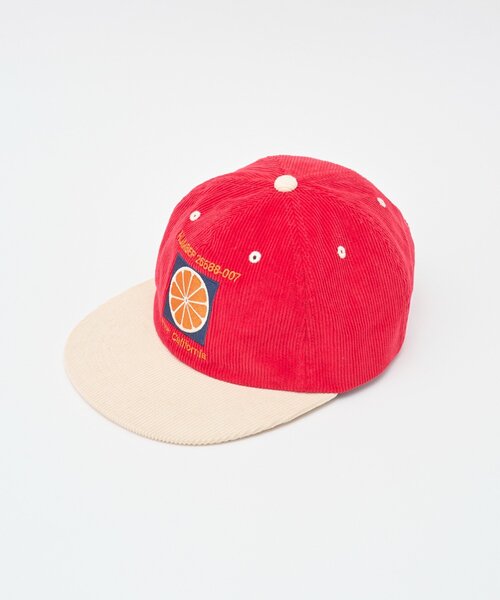 HELLO.SANFRANCISCO(ハローサンフランシスコ)の「【HELLO.SANFRANCISCO】ツートーンロゴコーデュロイキャップ(キャップ・レディース・レッド/ピンク/グリーン・ONE SIZE)」の20枚目の写真