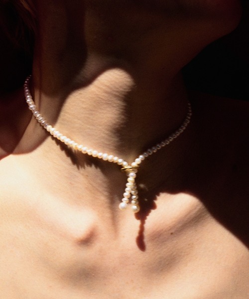 【les bon bon】arc pearl necklace/アーク パール ネックレス BOB1016